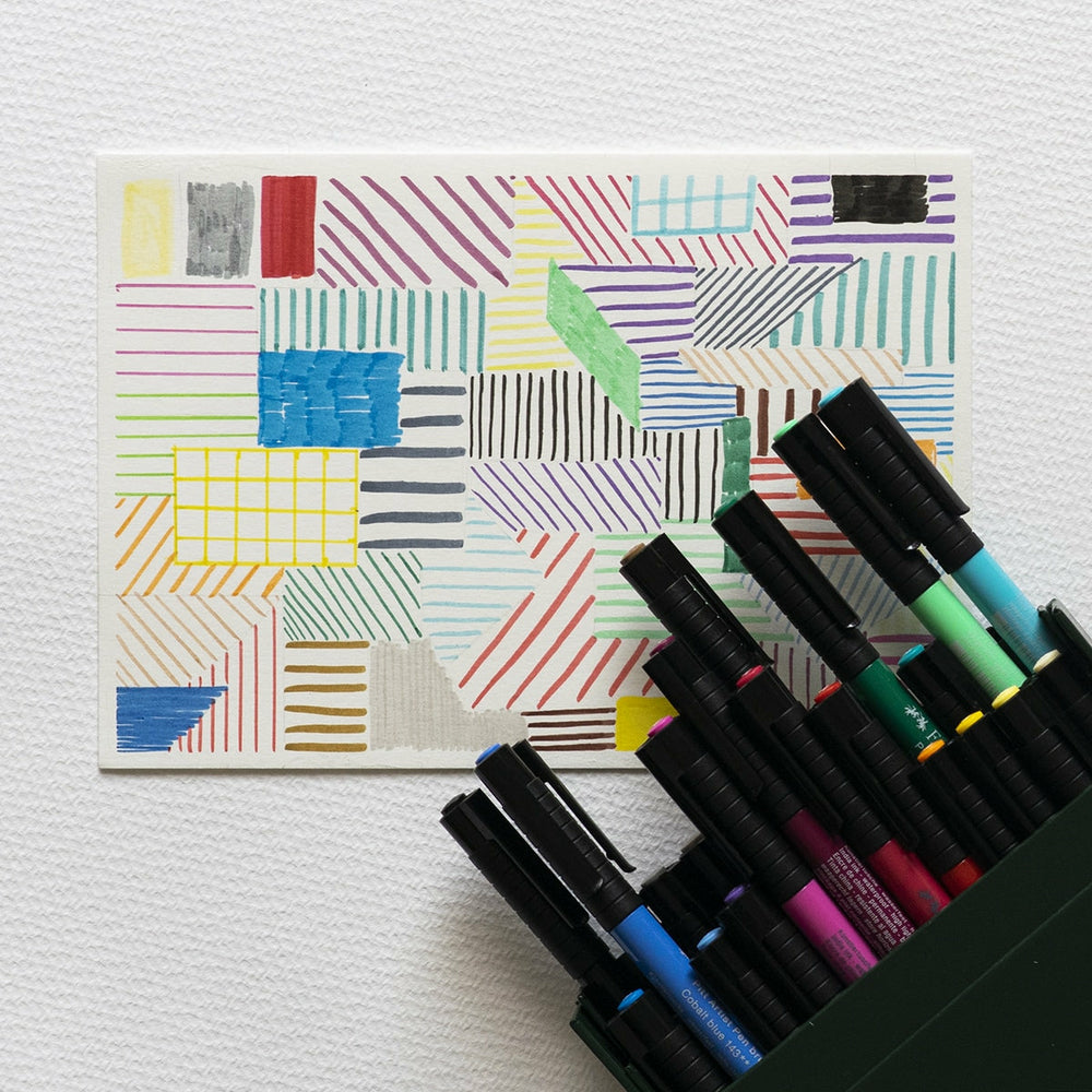 24er-Set Marker Faber-Castell Pitt