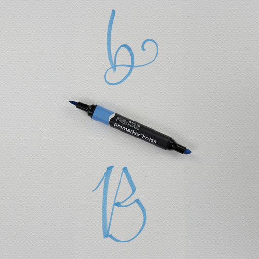 Marker Brushmarker C847 Cyan Winsor & Newton