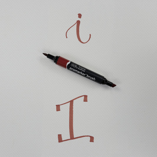 Marker Brushmarker R735 Firebrick Winsor & Newton