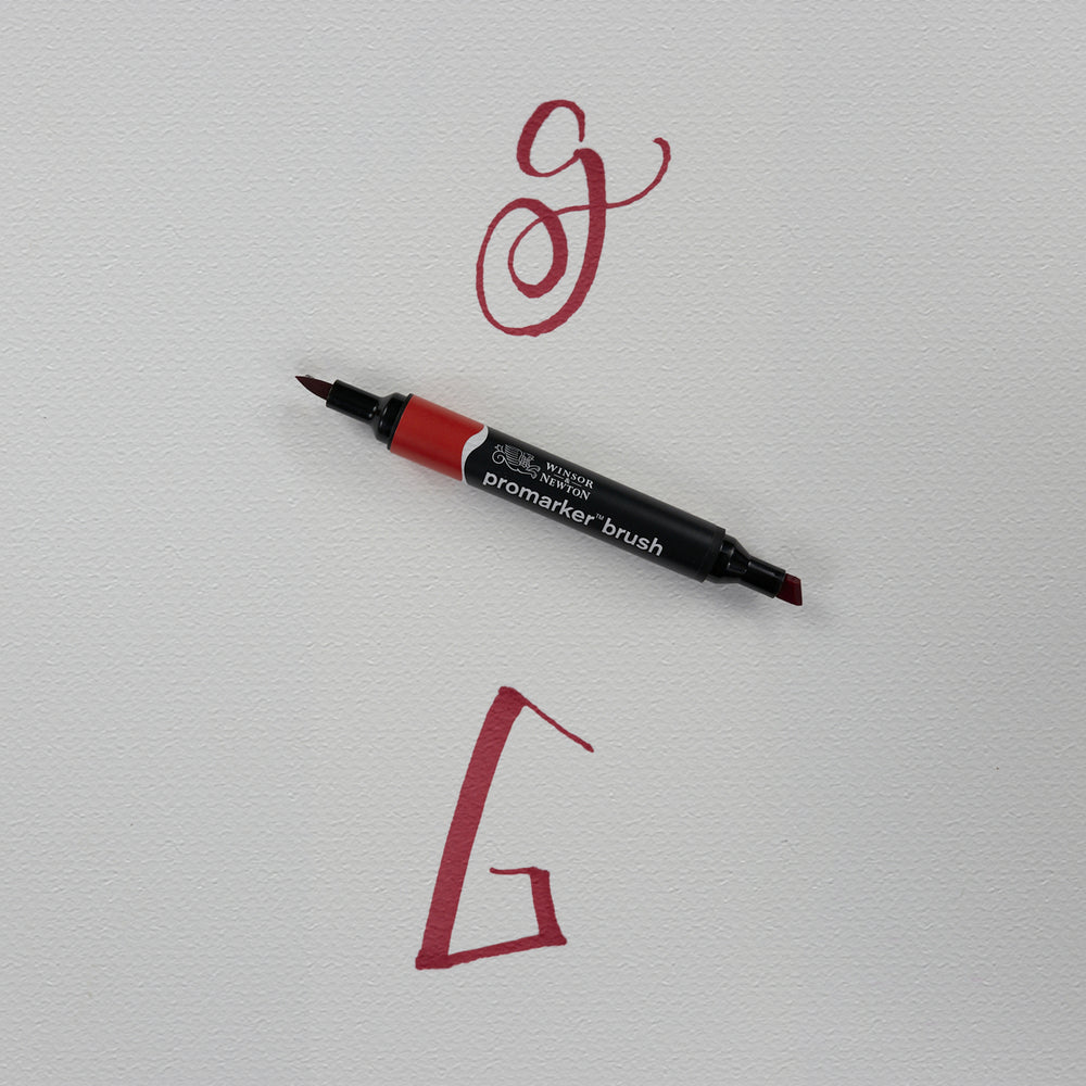 Marker Brushmarker R666 Red Winsor & Newton (1)
