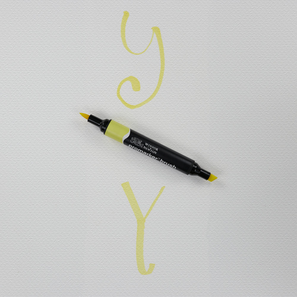 Marker Brushmarker Y747 Lemon Winsor & Newton
