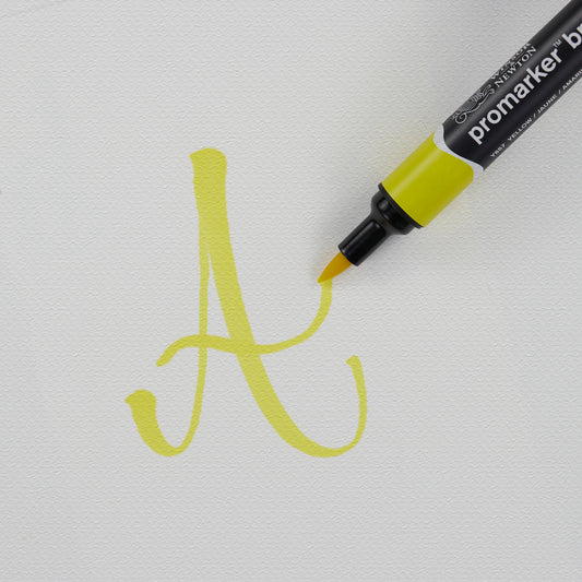 Marker Brushmarker Y657 Yellow Winsor & Newton