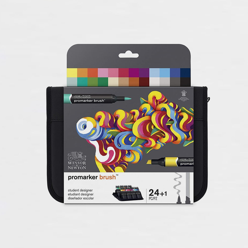 Etui 24 Marker Promarker Brush Student Designer Winsor & Newton
