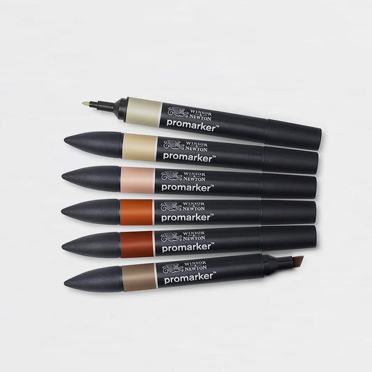 12er-Set Marker Erdtönen Promarker Winsor & Newton