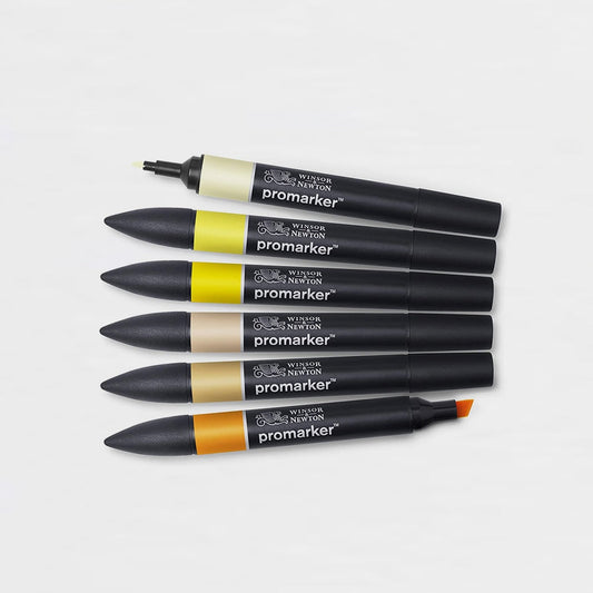 12er-Set Marker Gelbtöne Promarker Winsor & Newton