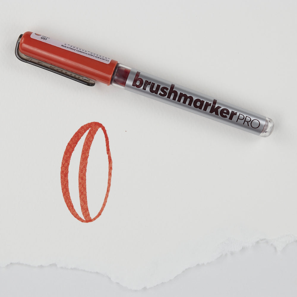 Marker Karin Brushmarker Pro 51 Orange Red