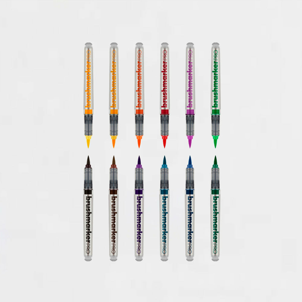 Set mit 12 Basic-Lettering-Filzstiften Brushmarker Pro Karin