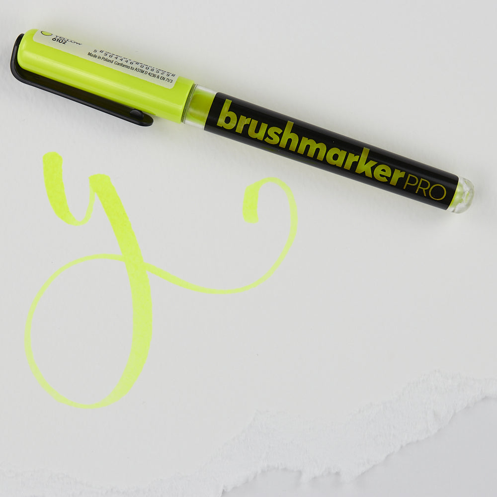Marker Karin Neon Pro Yellow 6102 (1)
