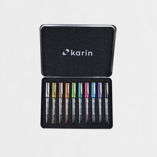 Set mit 10 Metallic-Filzstiften Lettering Decobrush Karin