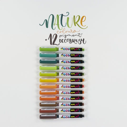 Box Für 12 Filzstifte Nature Pigment Decobrush Karin