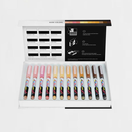Box mit 12 Filzstiften Nude Pigment Decobrush Karin