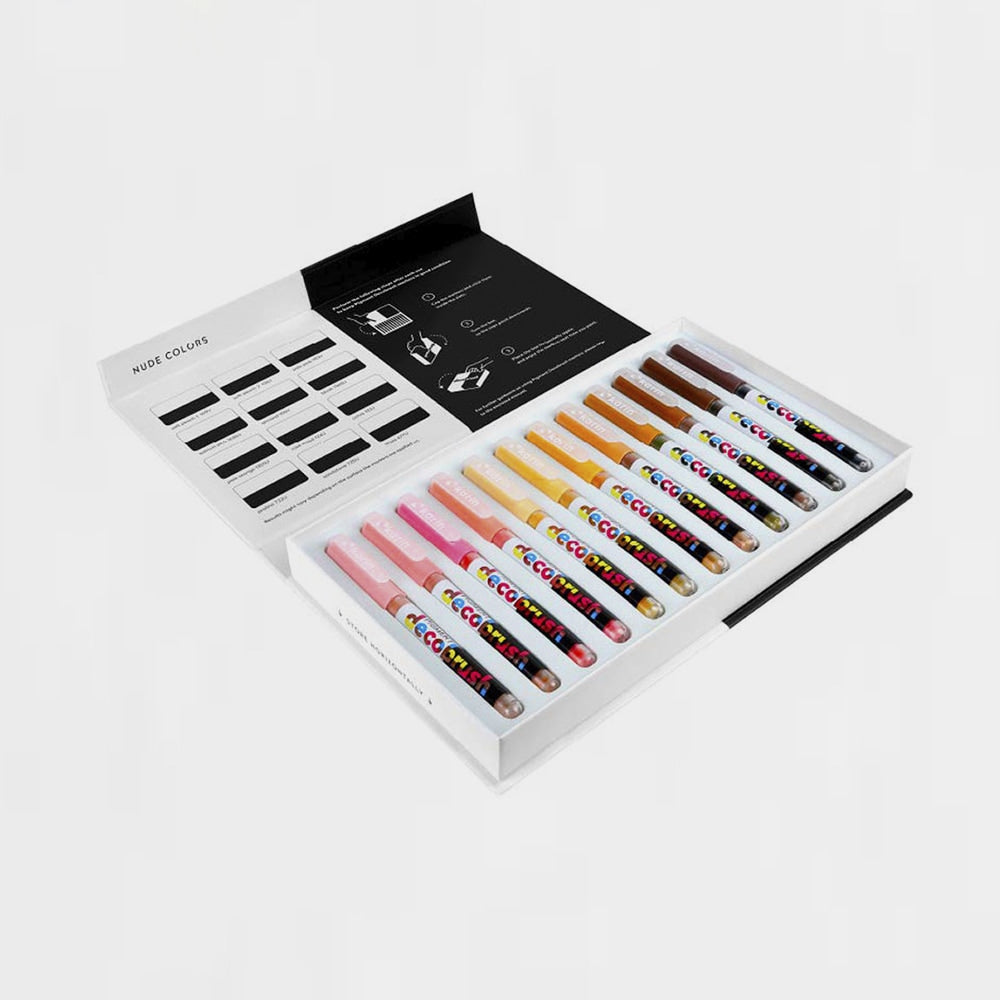 Box mit 12 Filzstiften Nude Pigment Decobrush Karin (1)