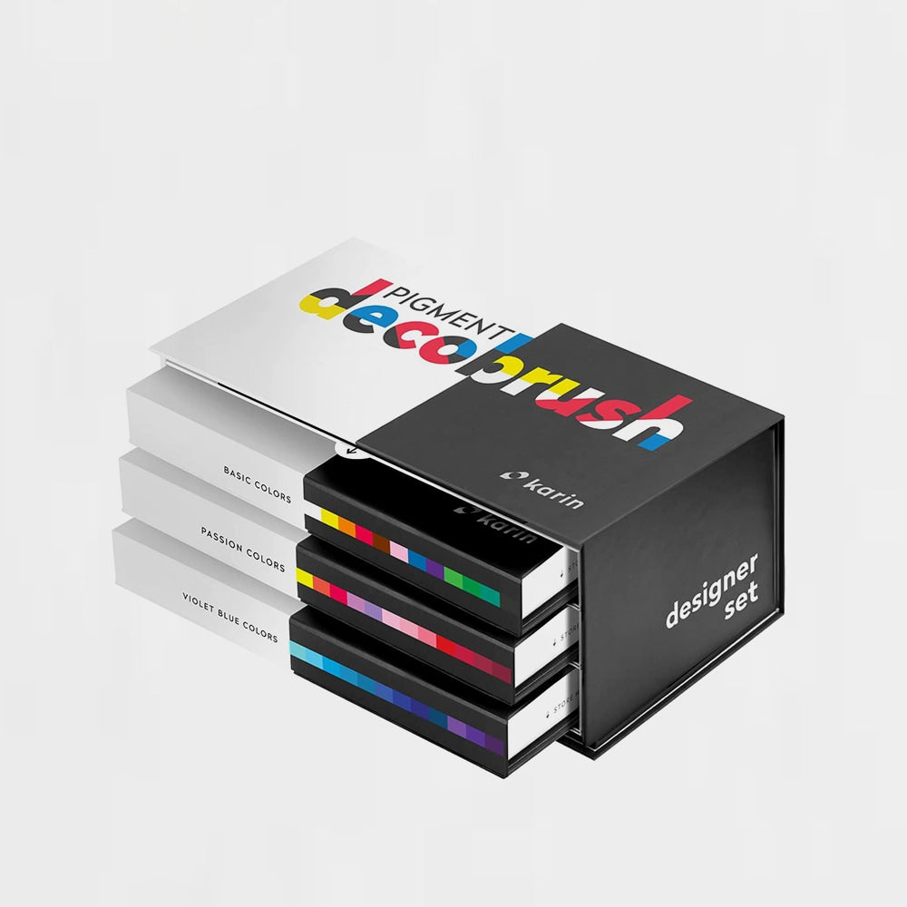 Box mit 36 Filzstiften Pigment Decobrush Karin (3)