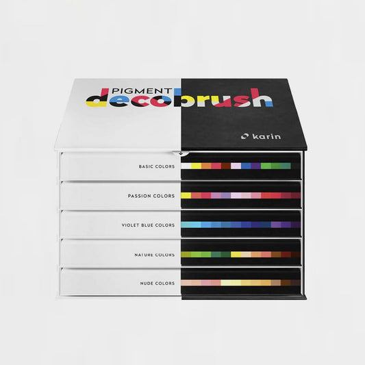 Box mit 60 Filzstiften Pigment Decobrush Karin