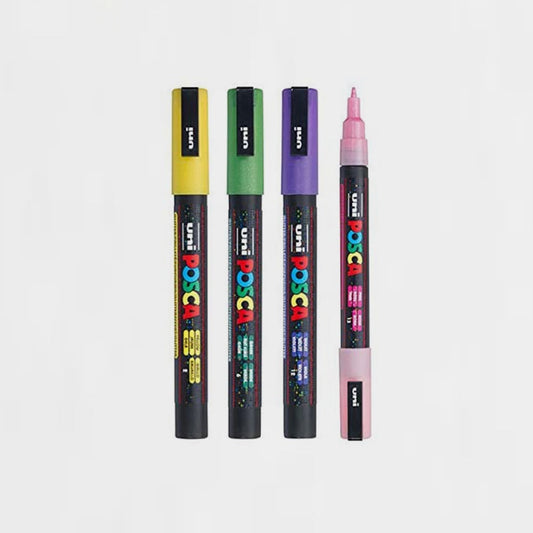 Etui 8 Marker Glitzer Posca Pc-3m
