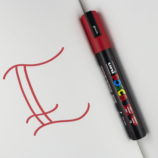 Marker Posca Pc-5m Rot