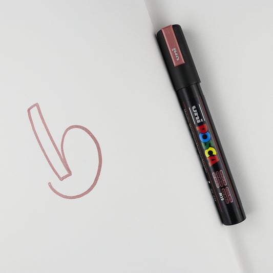 Marker Posca Pc-5m Rot Metallic