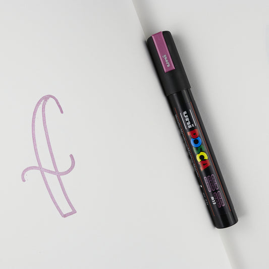 Marker Posca Pc-5m Rosa Metallic