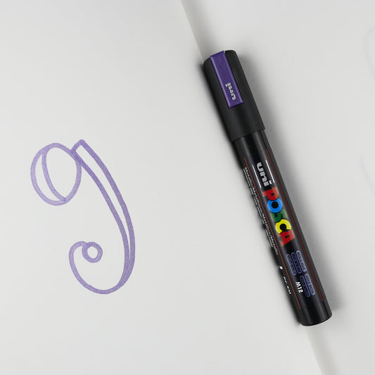 Marker Posca Pc-5m Violett Metallic