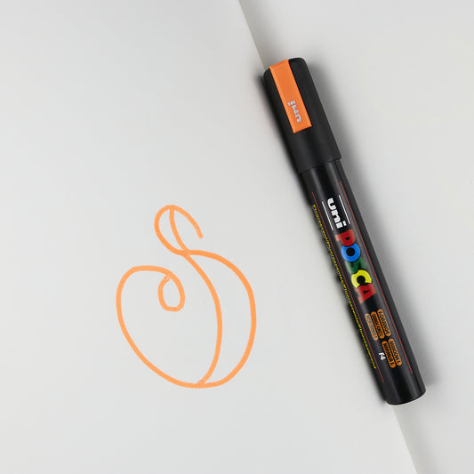 Marker Posca Pc-5m Orange Flour