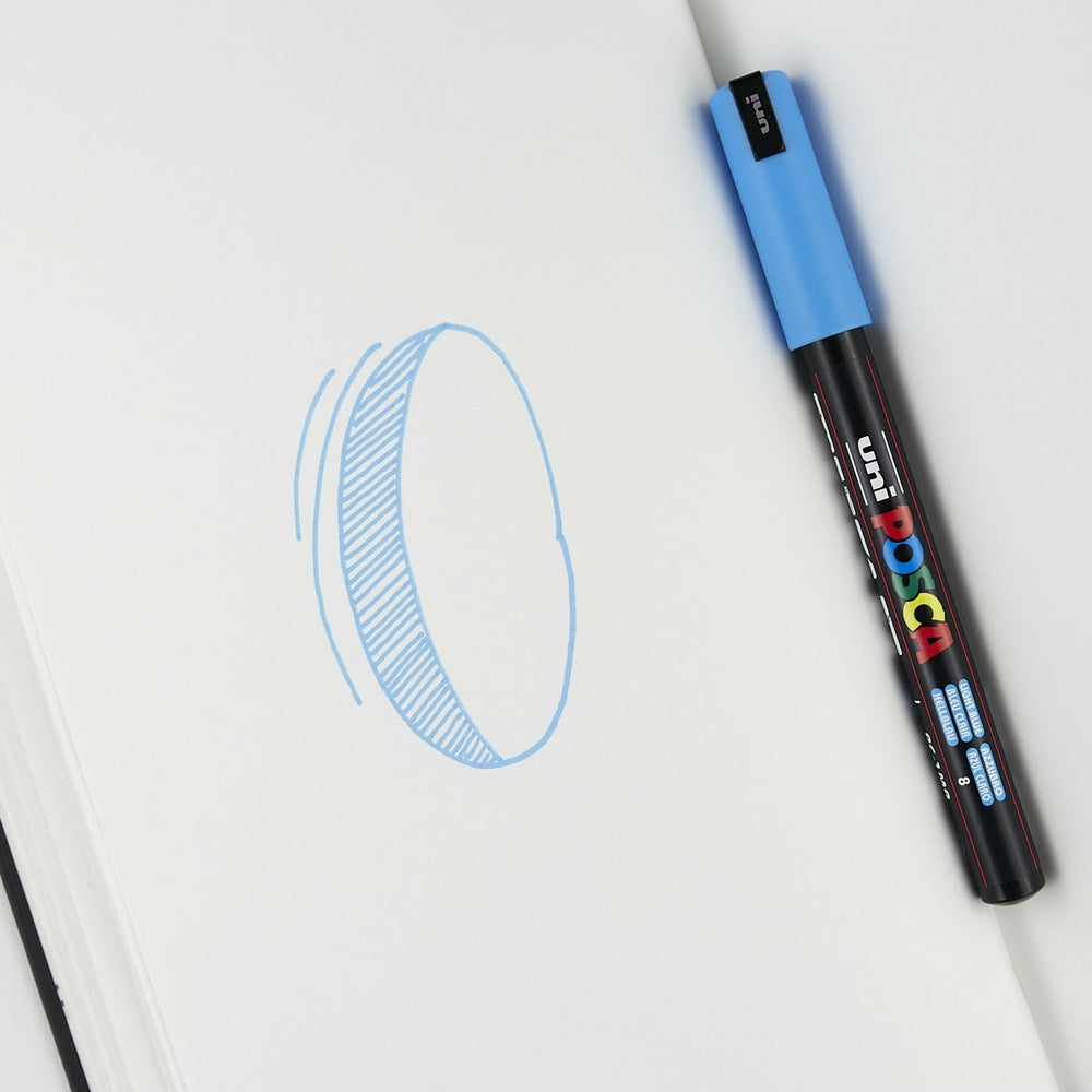 Etui 8 Marker Grundfarben Extra Fein Posca Pc-1mr (3)