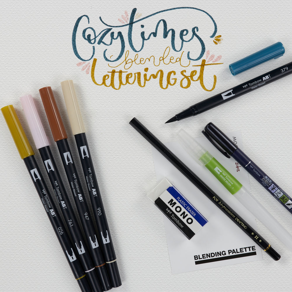 Lettering-Set Cozy Times Tombow (1)
