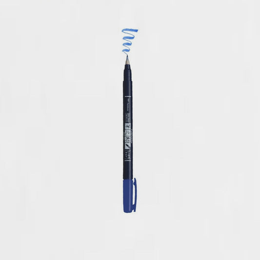 Marker Tombow Fudenosuke Wsbh15 Blau Harte Spitze