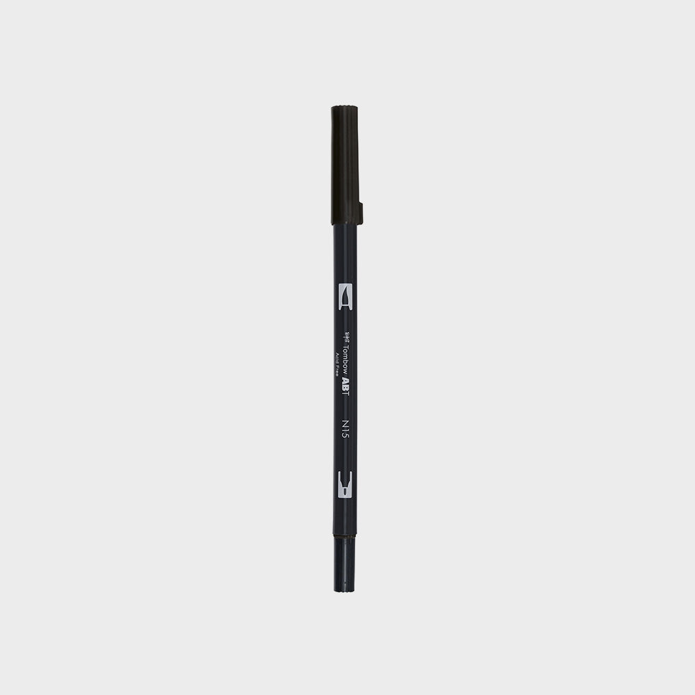 Marker Dual Brush 15 Black Tombow (1)