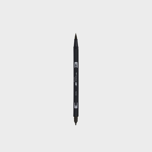 Marker Dual Brush 15 Black Tombow