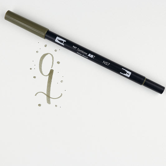 Marker Dual Brush 57 Warm Grey 5 Tombow