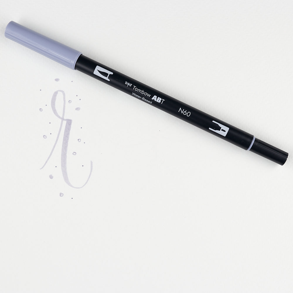 Marker Dual Brush 60 Cool Grey 6 Tombow