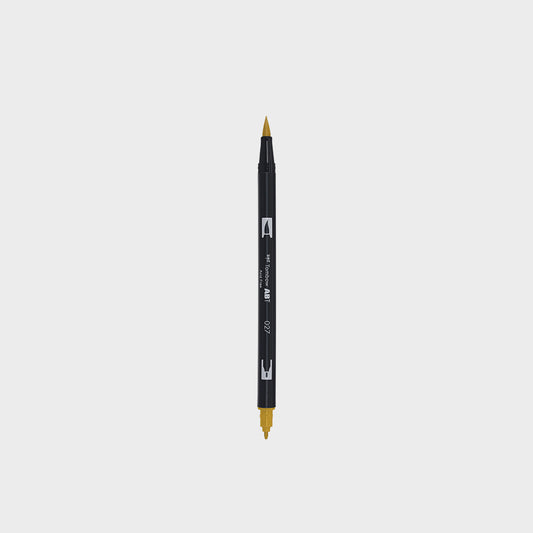 Marker Dual Brush 27 Dark Ochre Tombow