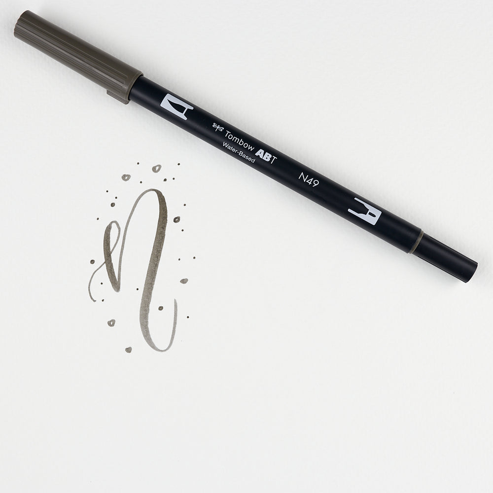 Marker Dual Brush 49 Warm Grey 8 Tombow (1)
