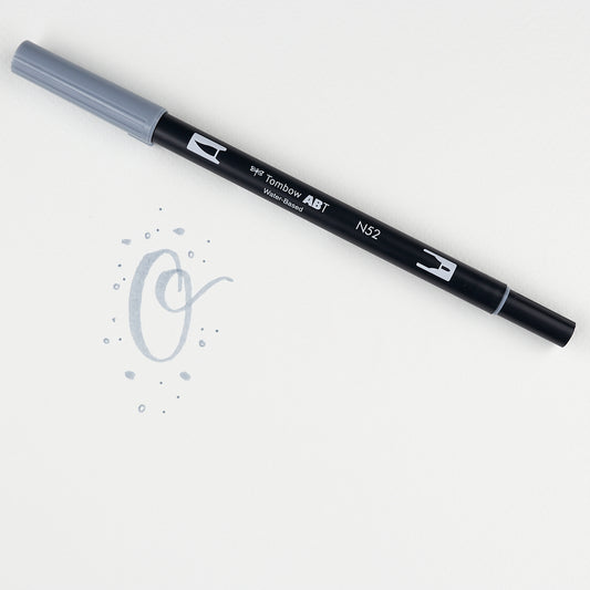 Marker Dual Brush 52 Cool Grey 8 Tombow