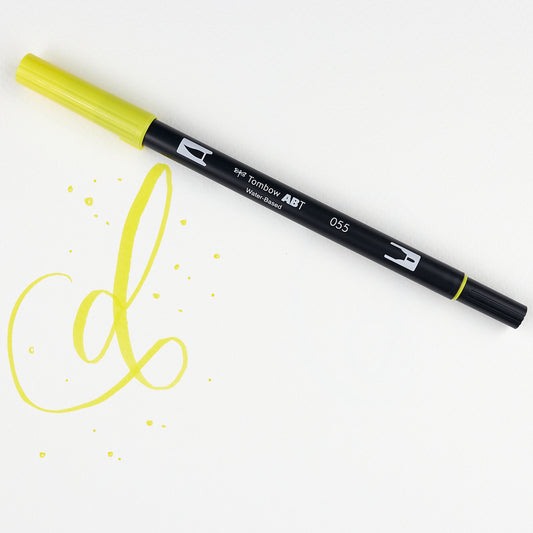 Marker Dual Brush 55 Process Yellow Tombow
