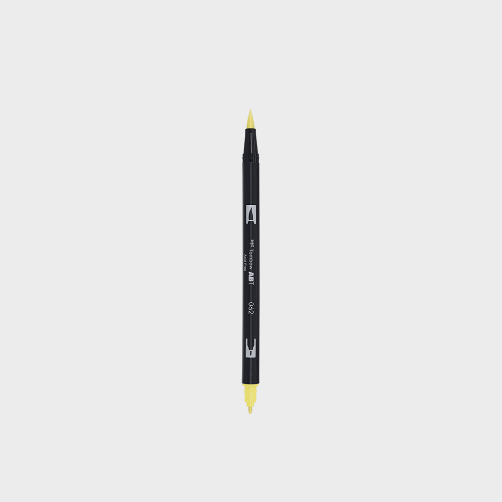 Marker Dual Brush 62 Pale Yellow Tombow
