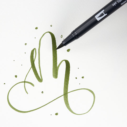 Marker Dual Brush 177 Dark Jade Tombow