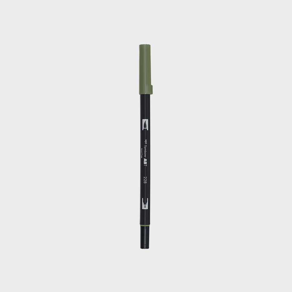 Marker Dual Brush 228 Grey Green Tombow (1)