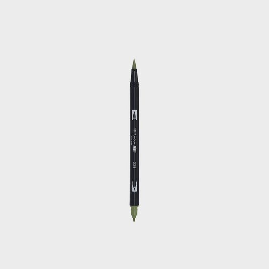 Marker Dual Brush 228 Grey Green Tombow
