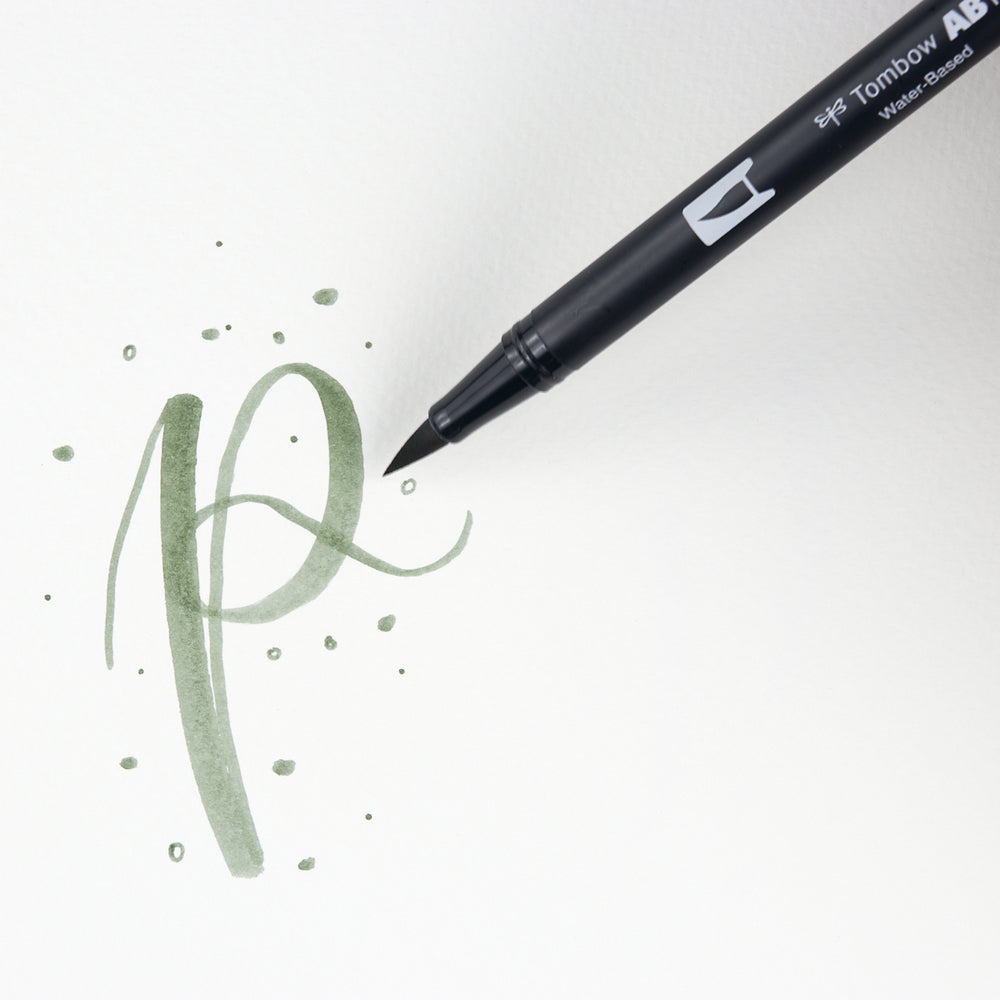 Marker Dual Brush 228 Grey Green Tombow