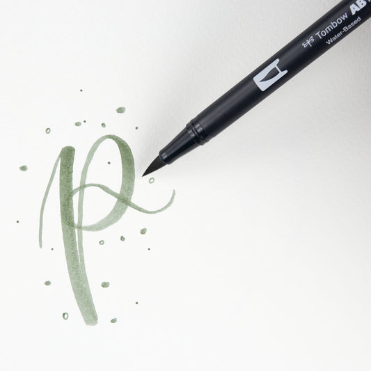 Marker Dual Brush 228 Grey Green Tombow