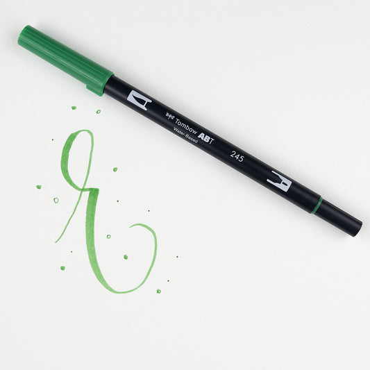 Marker Dual Brush 245 Sap Green Tombow