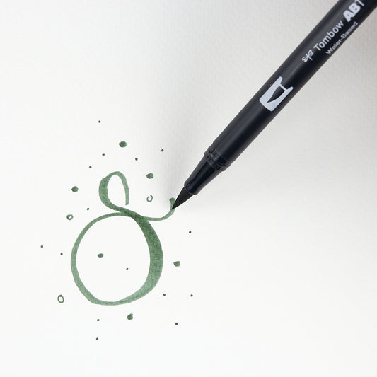 Marker Dual Brush 249 Hunter Green Tombow