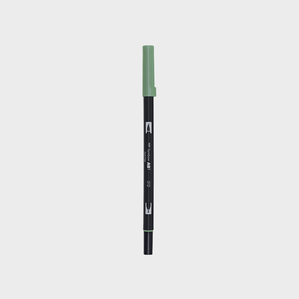 Marker Dual Brush 312 Holly Green Tombow (1)
