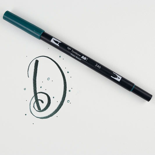 Marker Dual Brush 346 Sea Green Tombow