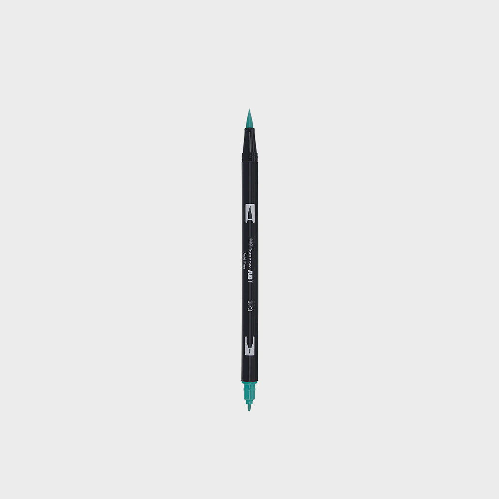 Marker Dual Brush 373 Sea Blue Tombow