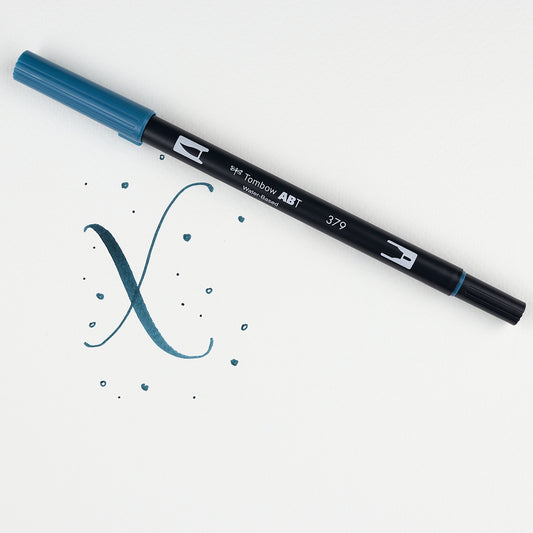 Marker Dual Brush 379 Jade Green Tombow