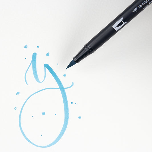 Marker Dual Brush 403 Bright Blue Tombow