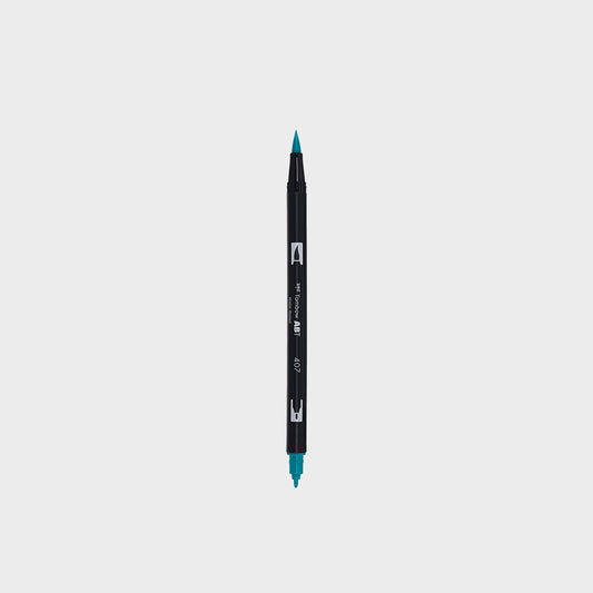Marker Dual Brush 407 Tiki Teal Tombow