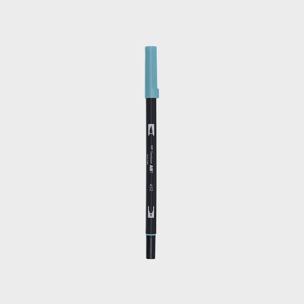 Marker Dual Brush 452 Process Blue Tombow (1)